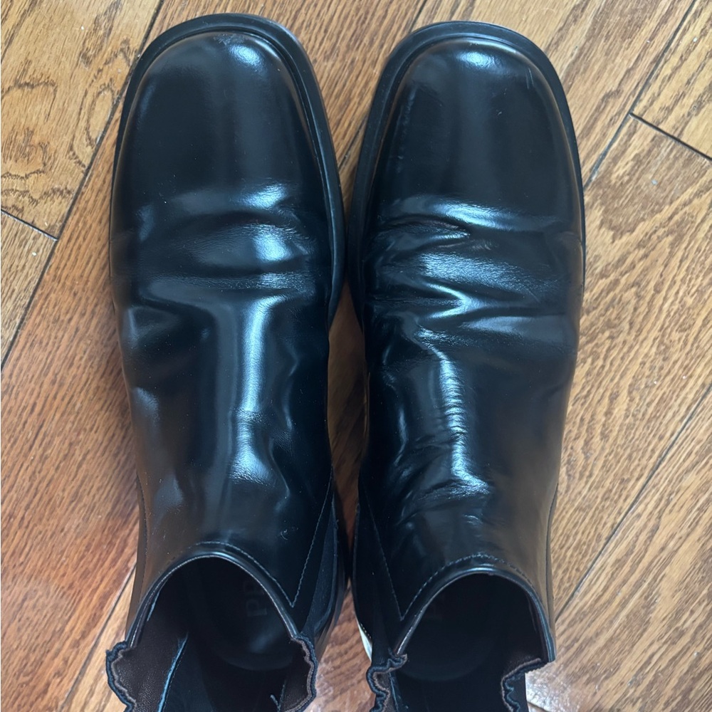 PRADA Men’s Chelsea Leather Boots Men’s 10 - Picture 10 of 15